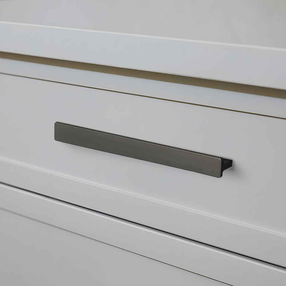 Classic Black Rectangle Kitchen Hardware Drawer Handles