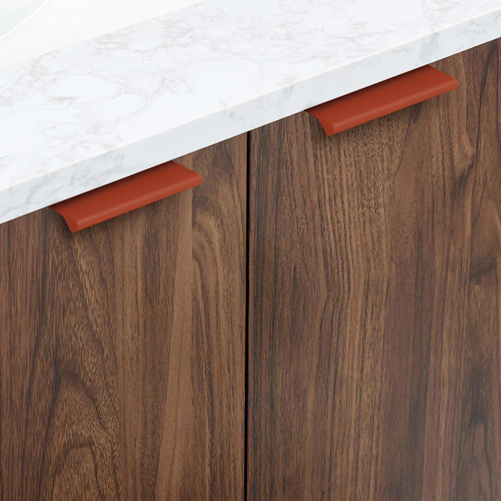 Modern Colorful Long Cabinet Edge Finger Pulls For Kitchen