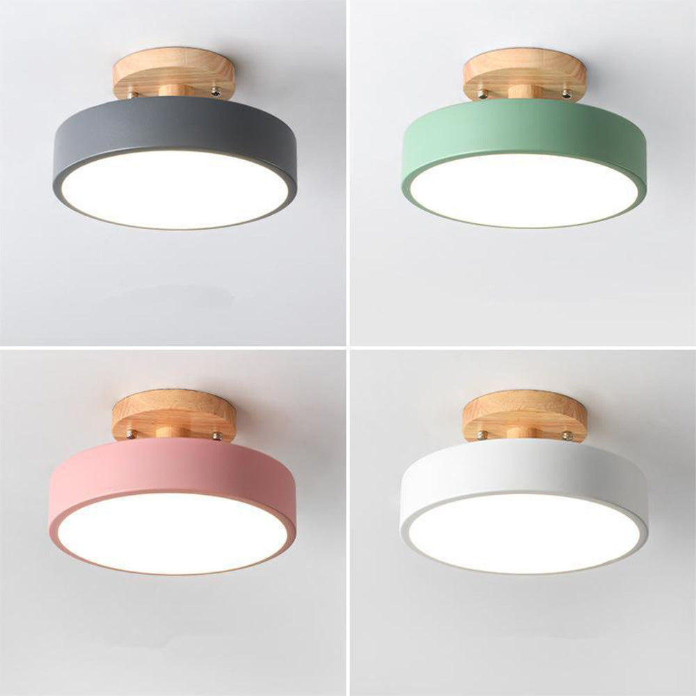 Colorful Semi-flush LED Ceiling Lights