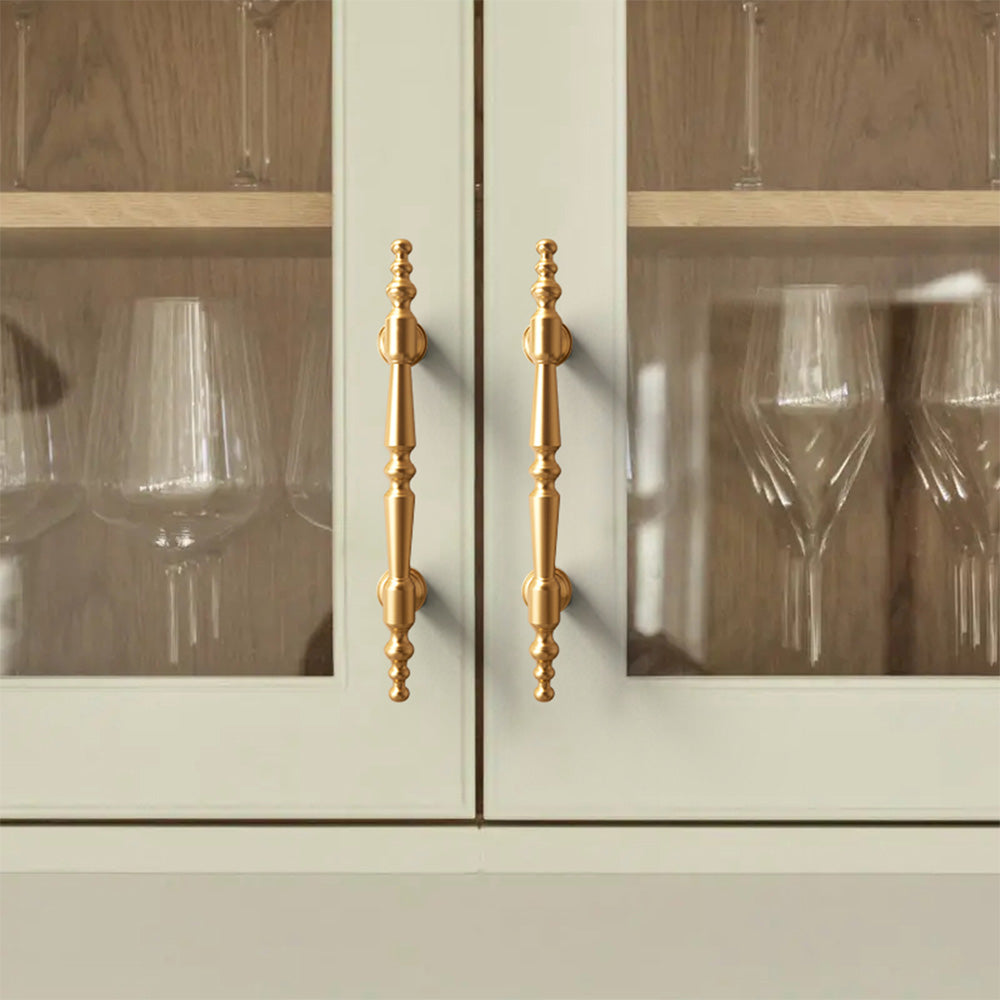 Elegant Sleek Gold Kitchen Cabinet Handle