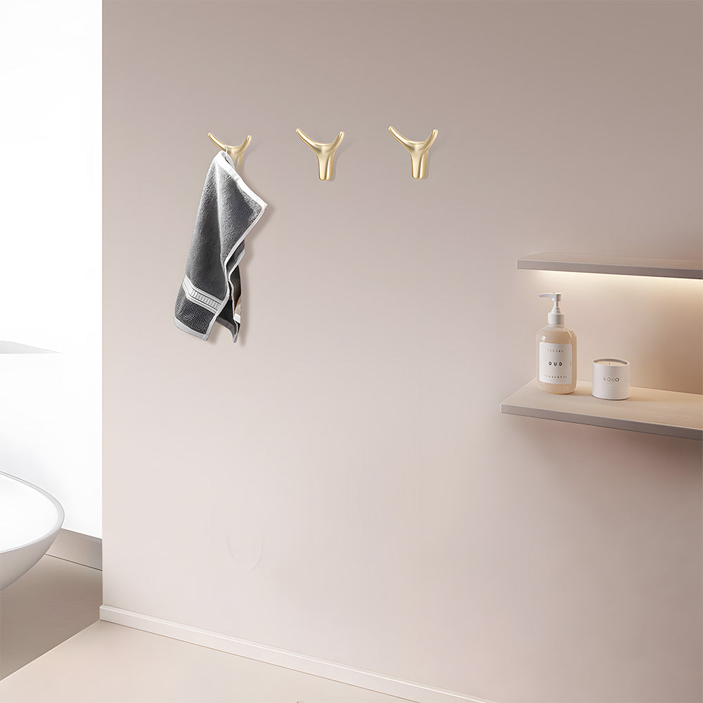 Modern Cute Metal Antler Coat Single Hook