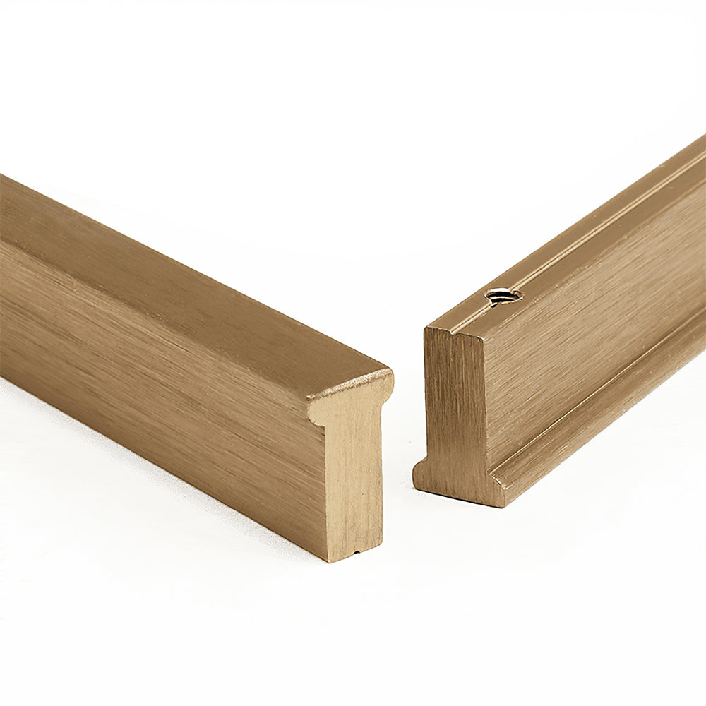 Gold Minimalist Classic Long Edge Cabinet Handles