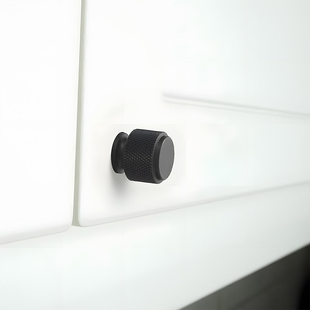 Aluminum Alloy Cabinet Doors Knurled Handles