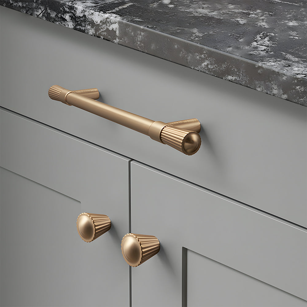 French Gold Wardrobe Door Drawer Handles