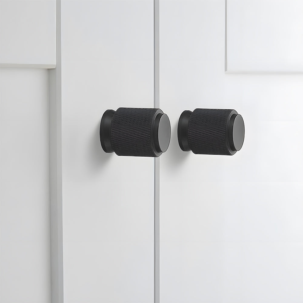 Aluminum Alloy Cabinet Doors Knurled Handles