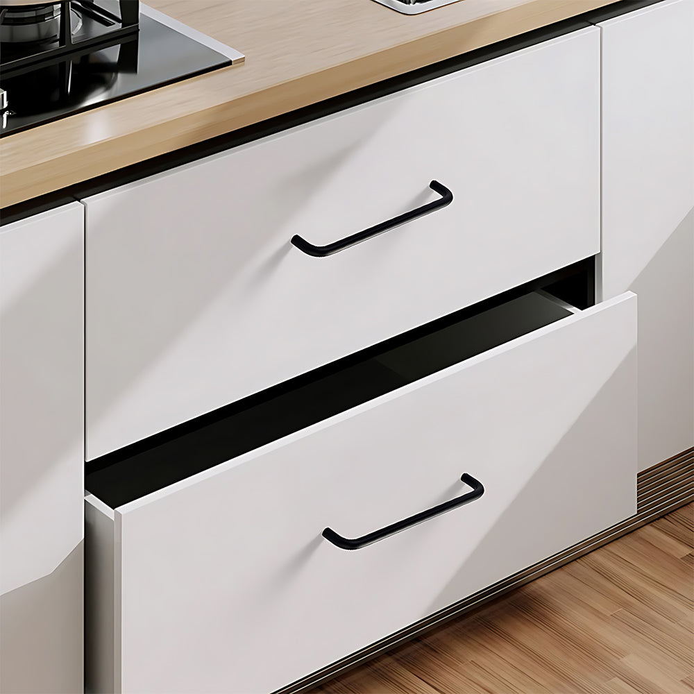 Simple Aluminum Alloy Round Arc Cabinet Handle