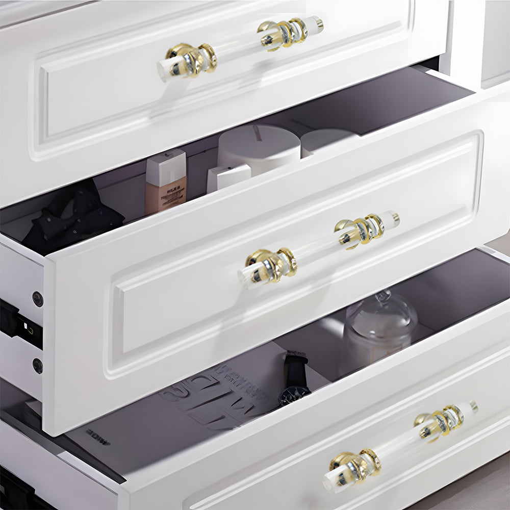 Simple Acrylic Transparent Bathroom Cabinet Handles