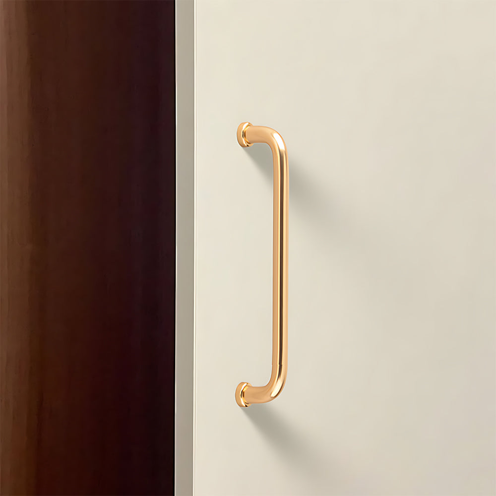 French Minimalist Rounded Arc Cabinet Handles