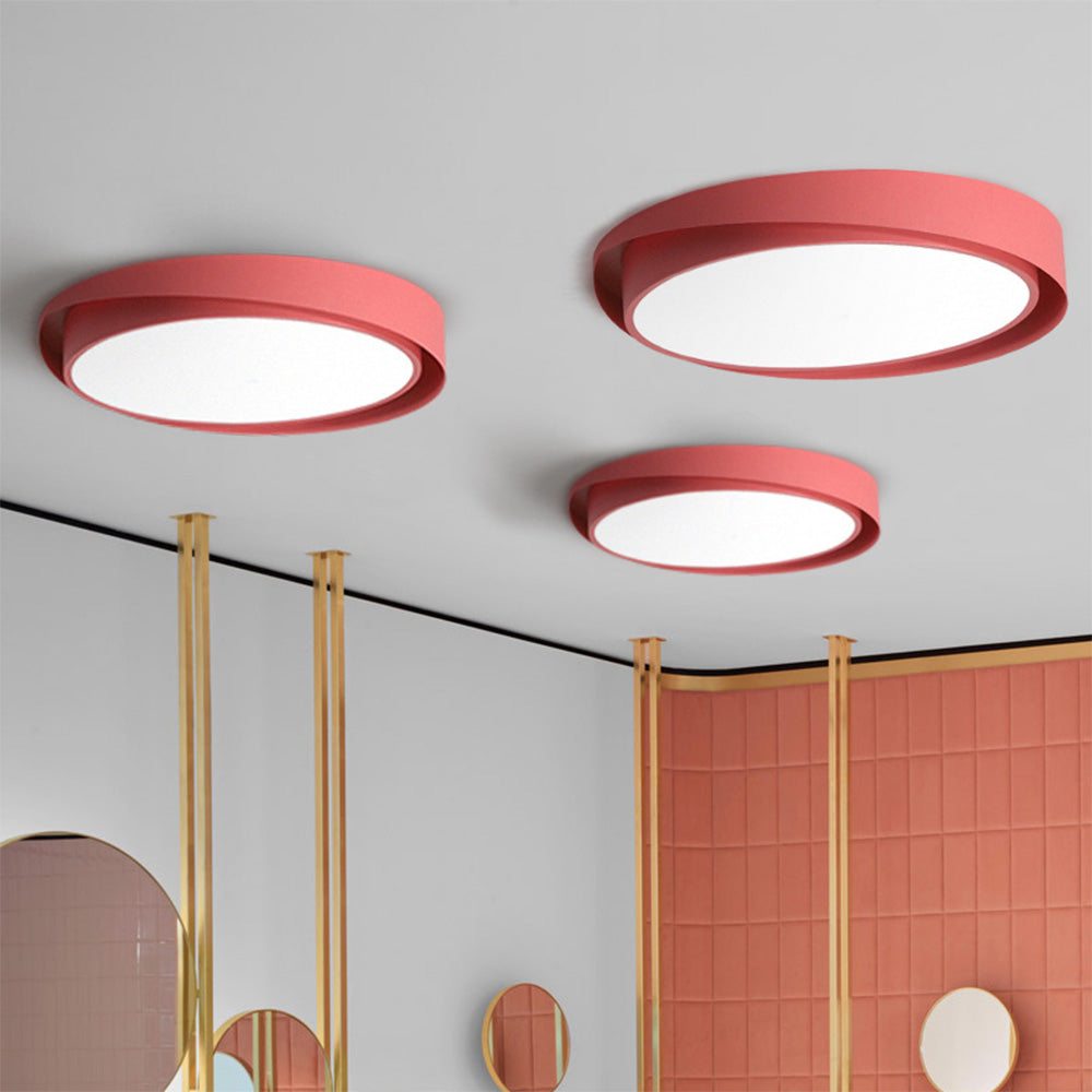 Colorful Contemporary Round LED Ceiling Lights