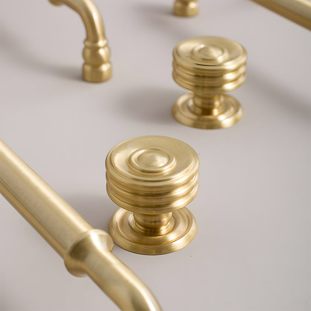 Luxury Brass Wardrobe Kitchen Handles And Knobs