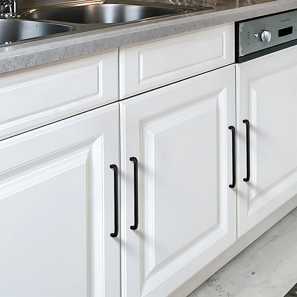 Simple Aluminum Alloy Round Arc Cabinet Handle
