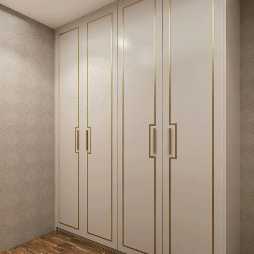 Gold Minimalist Classic Long Edge Cabinet Handles