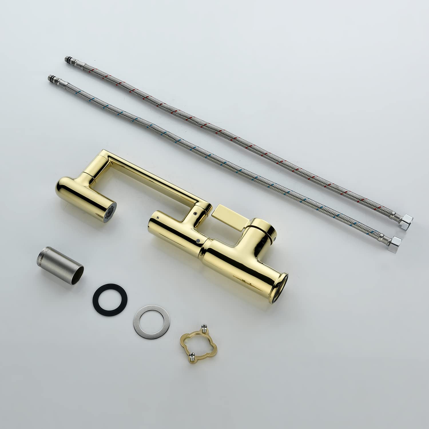 Intelligent Digital Display Hot And Cold Basin Tap_Gold