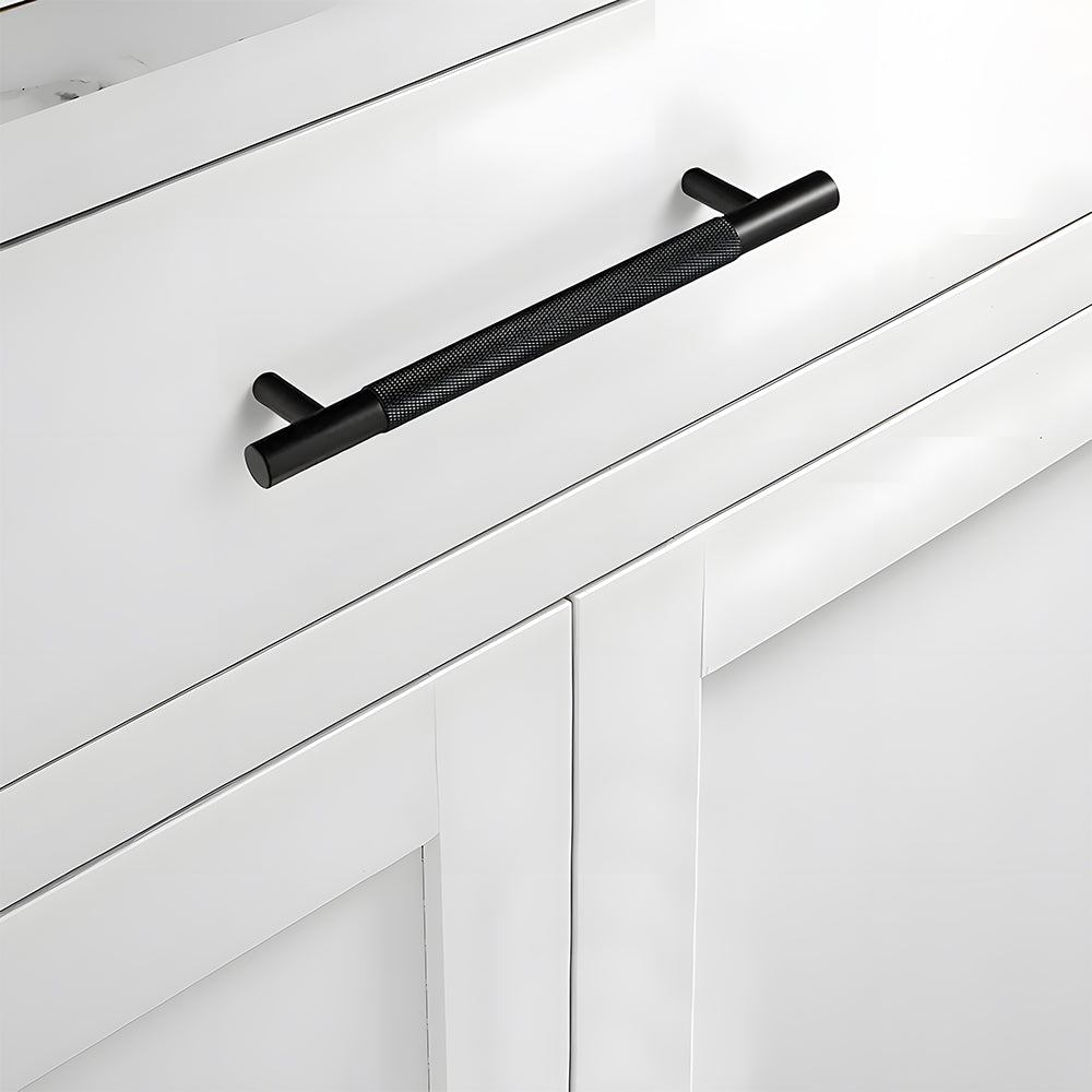 Aluminum Alloy Cabinet Doors Knurled Handles