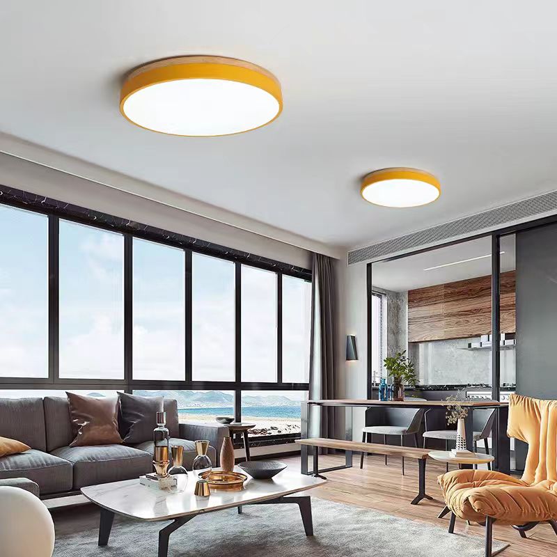 Round Flush Ceiling Lights for Living Room