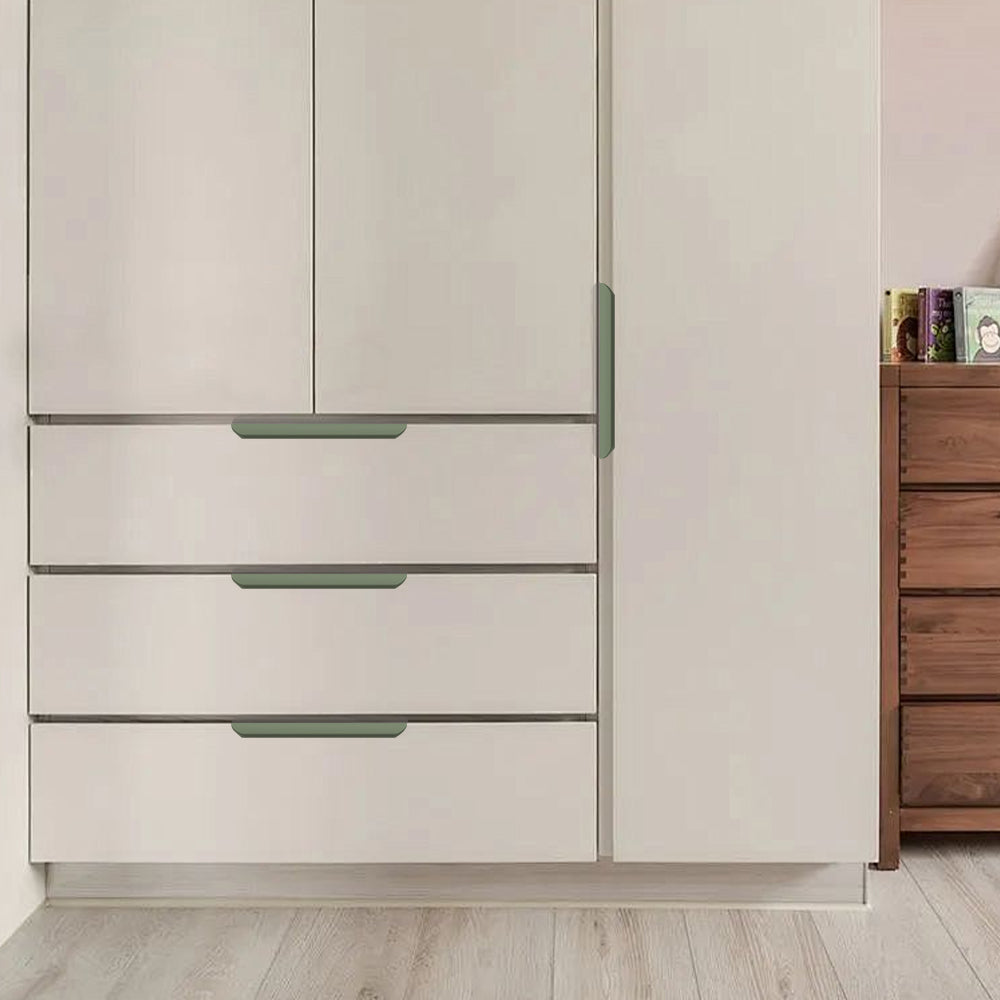 Simple Multicolored Invisible Cabinet Drawer Handles