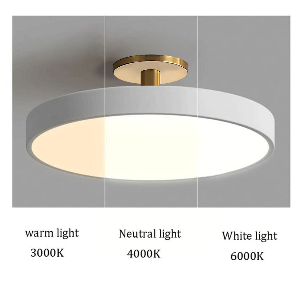 Modern Living Room Flush Mount Round Ceiling Lighting