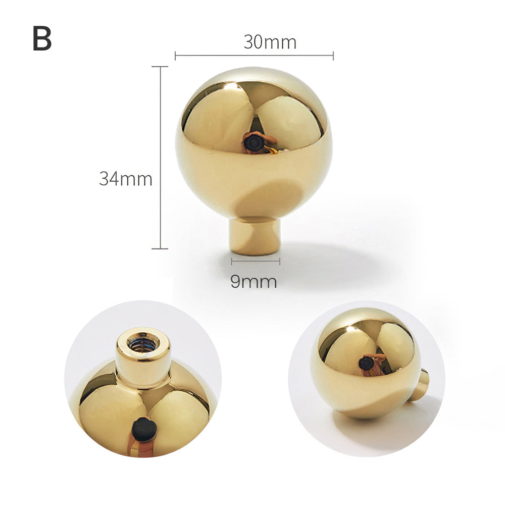 Beautify Holes Gold Kitchen Cabinets knobs with Backplate
