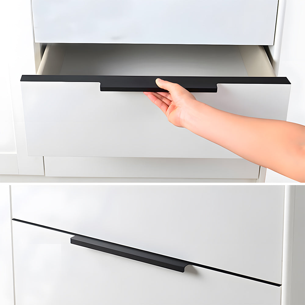 Minimalist Wardrobe Door Invisible Edge Cabinet Handles