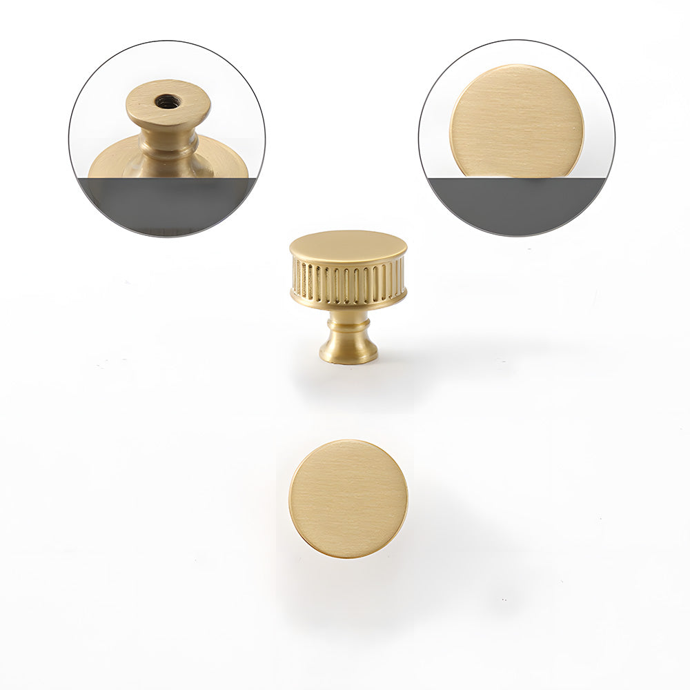 Vintage Art Deco Brass Cabinet Knobs and Pulls