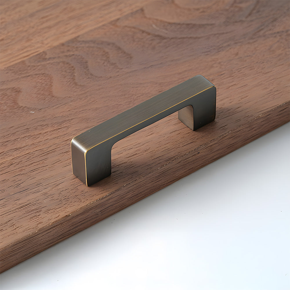 Retro Coffee Bronze Aged Brass Drawer Handles