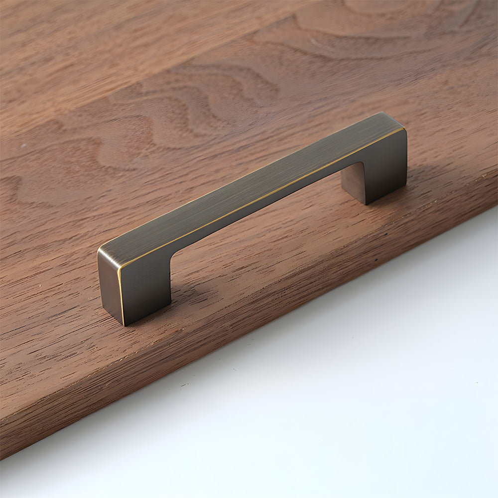 Retro Coffee Bronze Aged Brass Drawer Handles