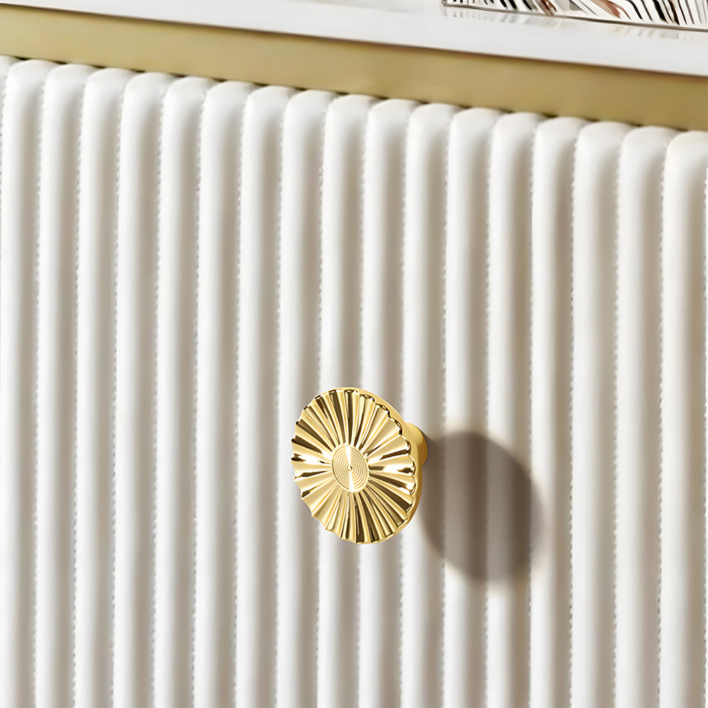 Vintage Sunburst Half Moon Cabinet Pulls