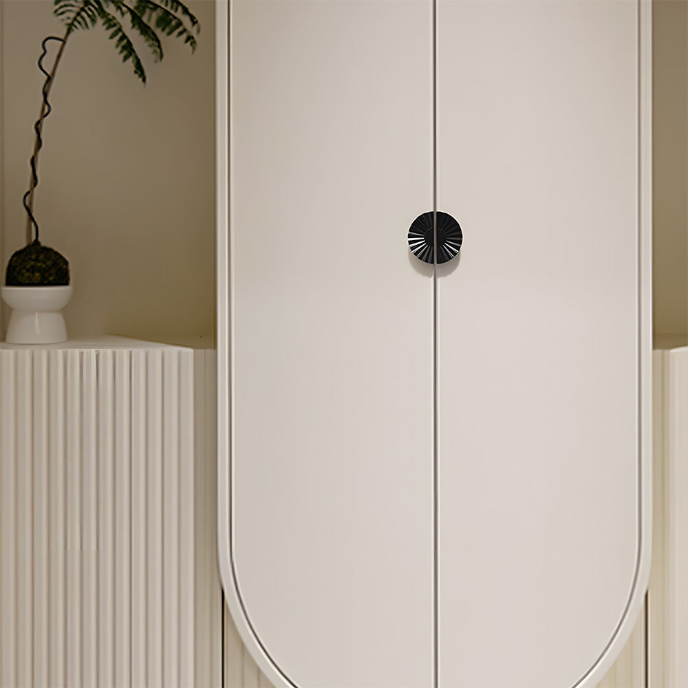 Vintage Sunburst Half Moon Cabinet Pulls