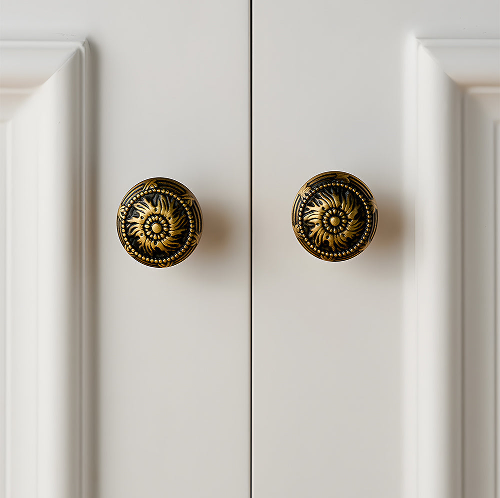 European Style Classical Brass Cabinet Door Handles
