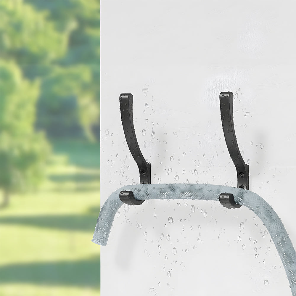 Wall Mount Black Coat and Backpack Single Hook