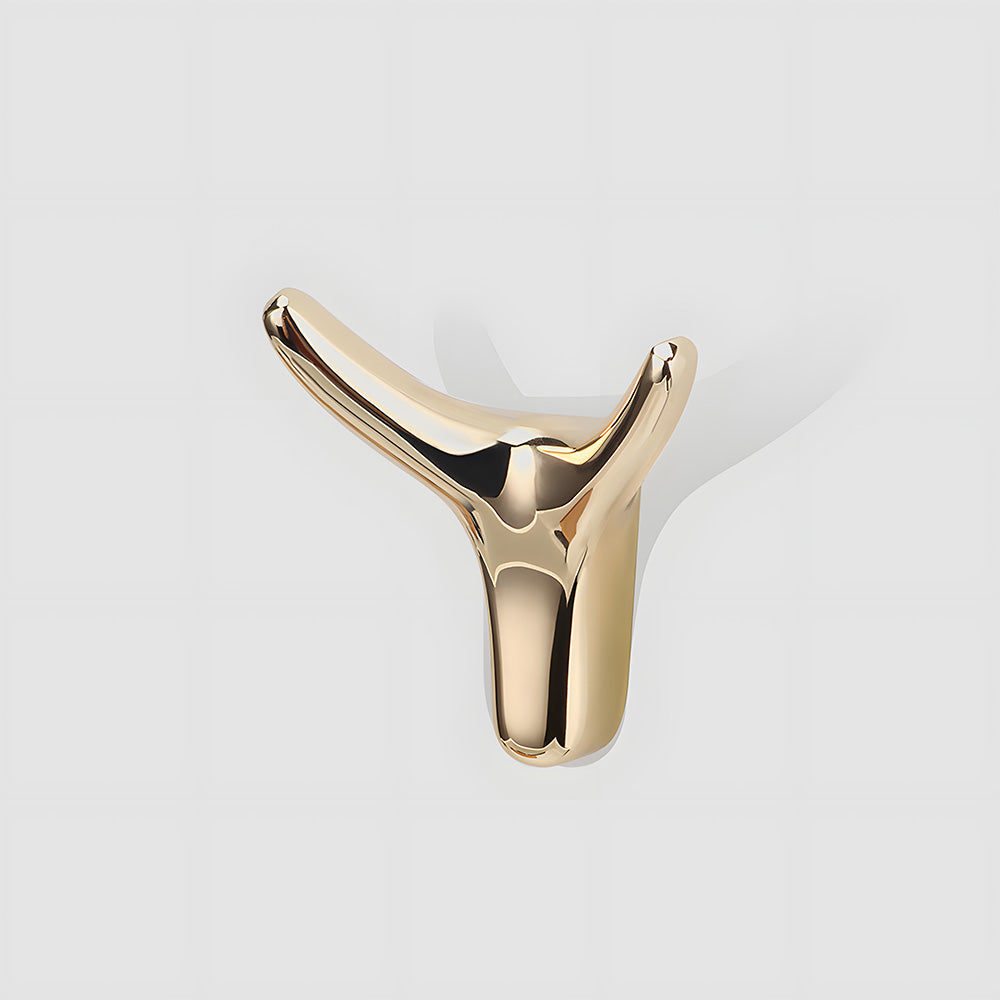 Modern Cute Metal Antler Coat Single Hook