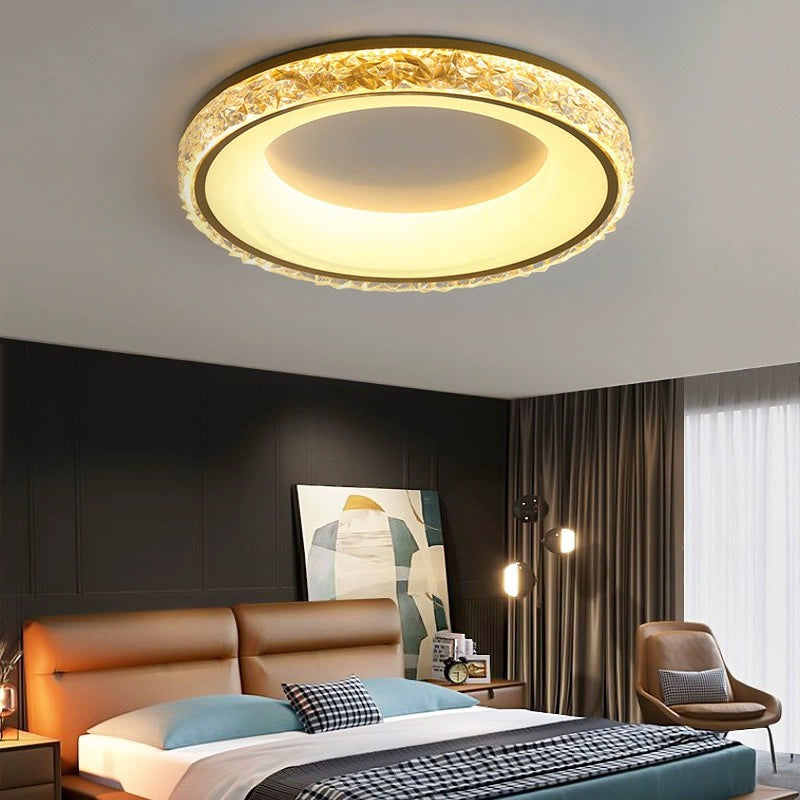 Luxury Flush Mount Round Acrylic Ceiling Lamp