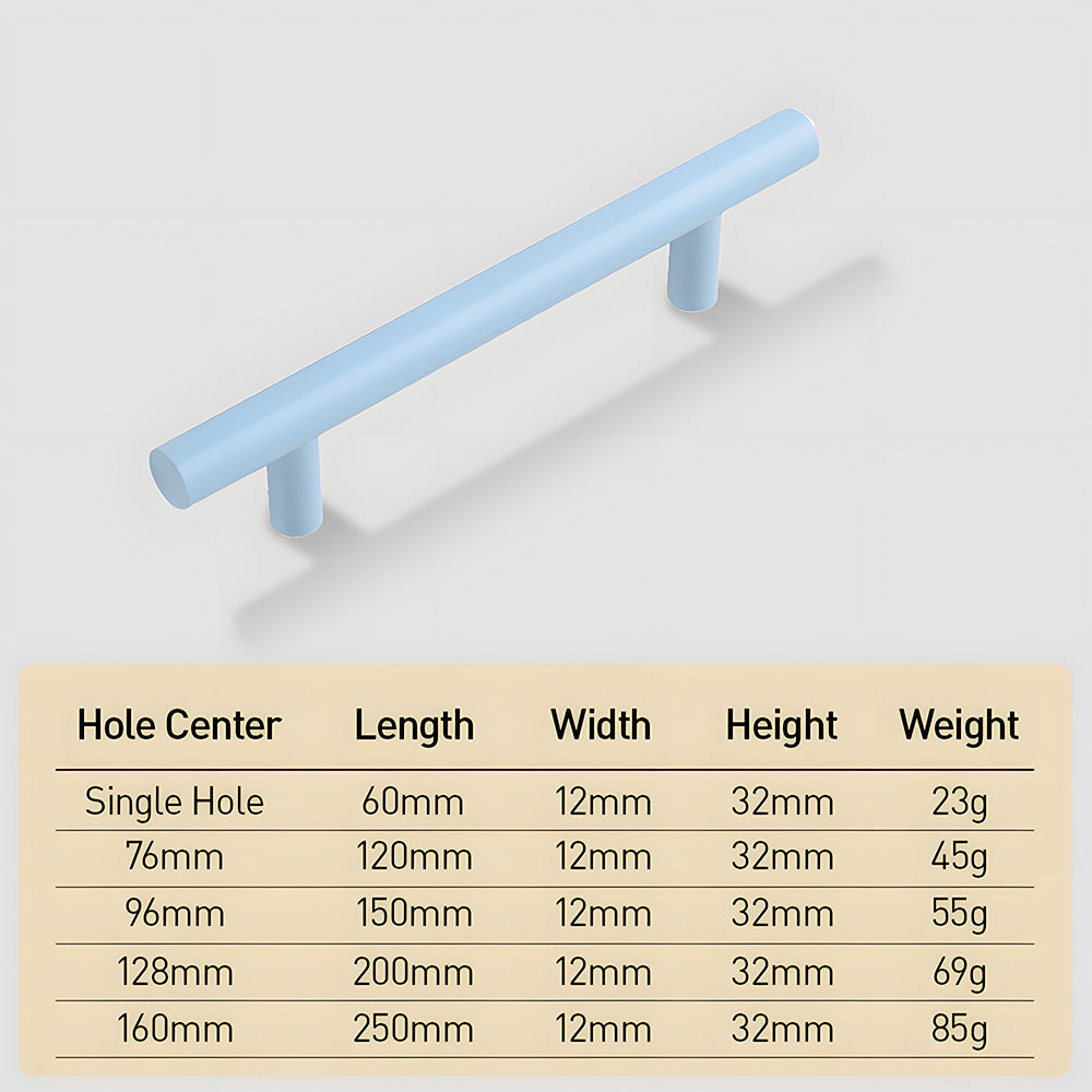 Colourful Aluminum Alloy Kitchen Cabinet Drawer Handles