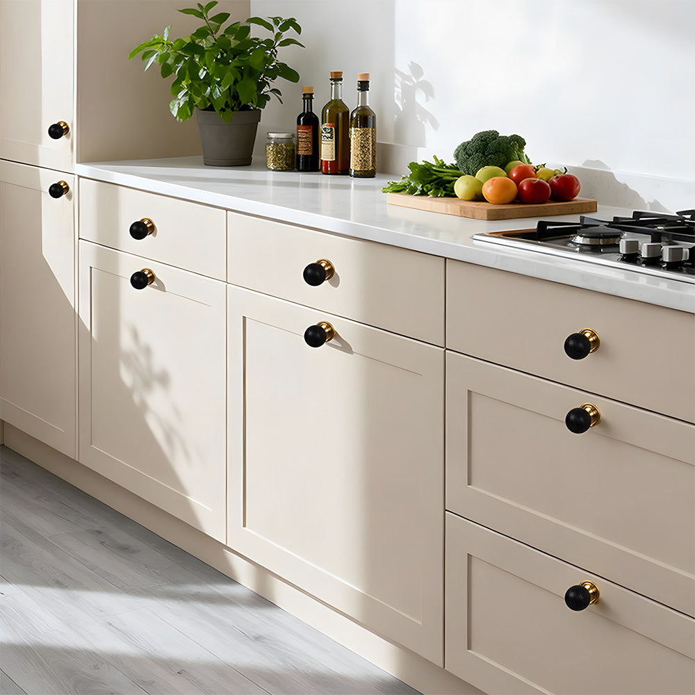 Creative Brass Ball Cabinet Drawer Knobs
