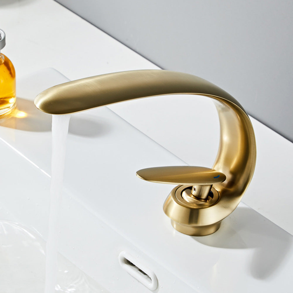 Modern Solid Brass Single Lever Mono Basin Mixer Tap