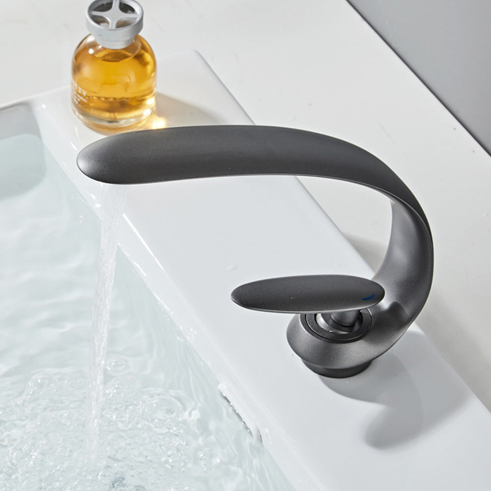Modern Solid Brass Single Lever Mono Basin Mixer Tap