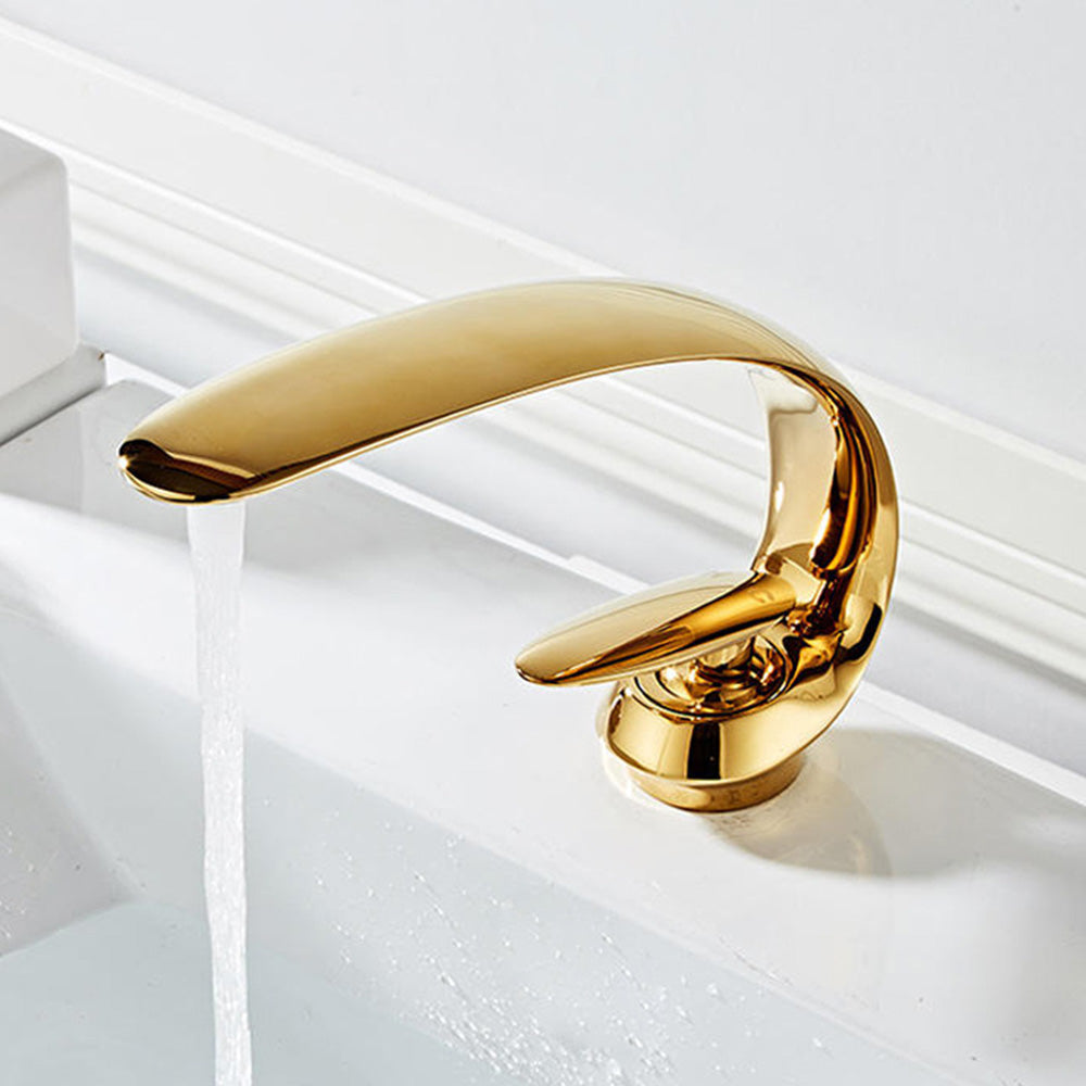 Modern Solid Brass Single Lever Mono Basin Mixer Tap