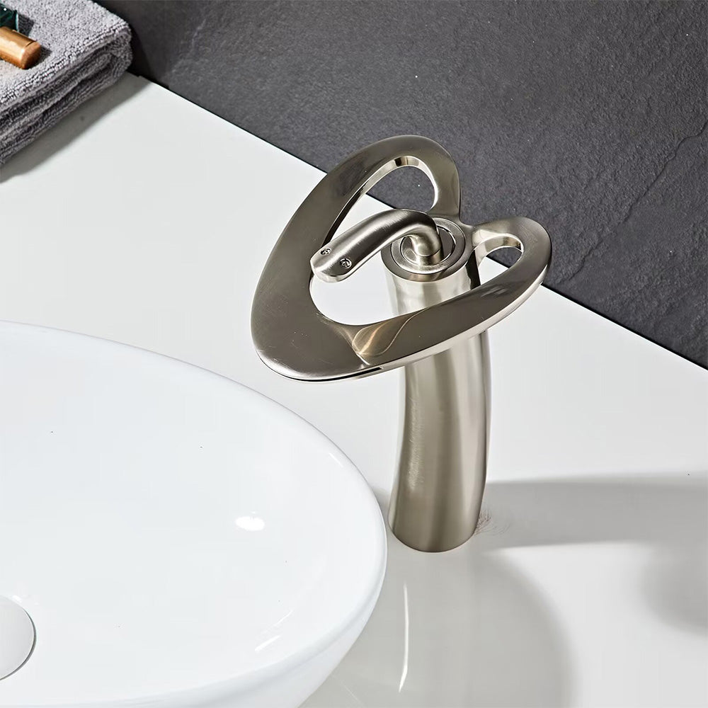 Creative Loop Solid Brass Single Lever Bathroom Mixer Tap