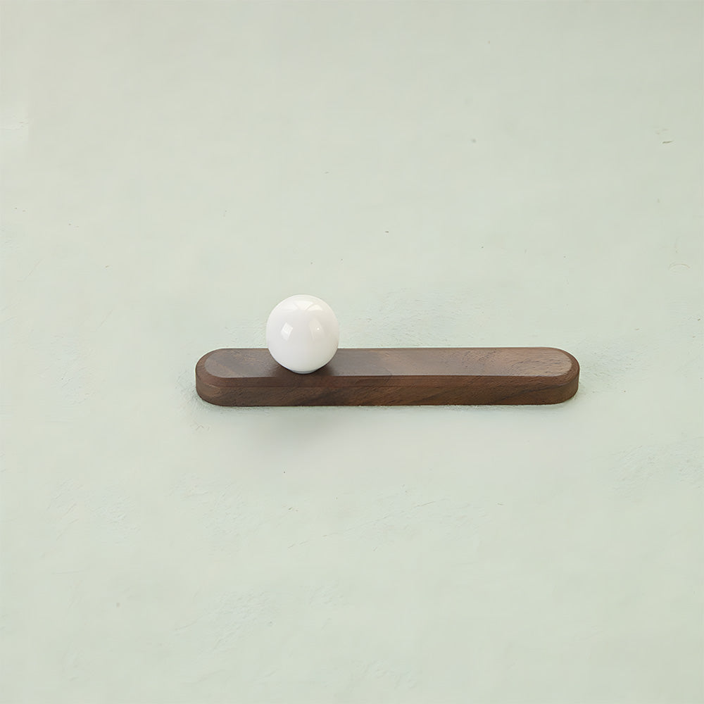 Playful Wooden Cabinet Handles with Sphere Ball Knobs