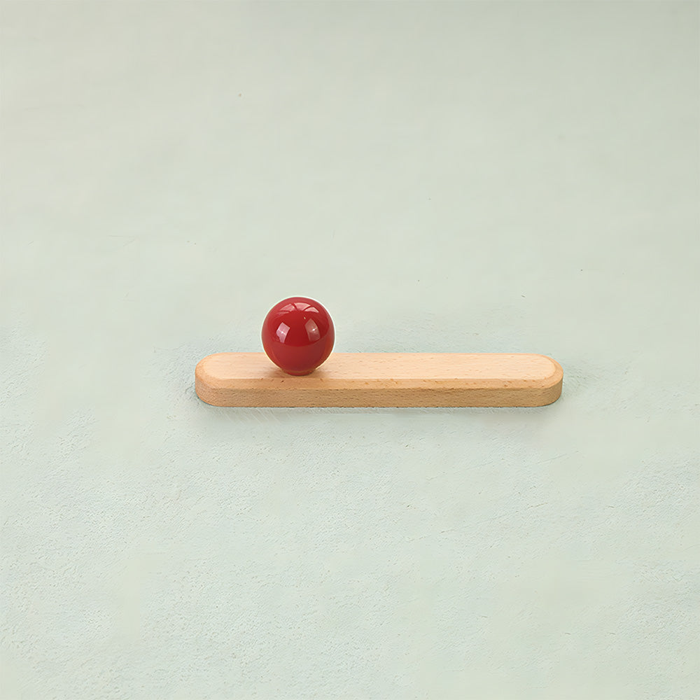 Playful Wooden Cabinet Handles with Sphere Ball Knobs