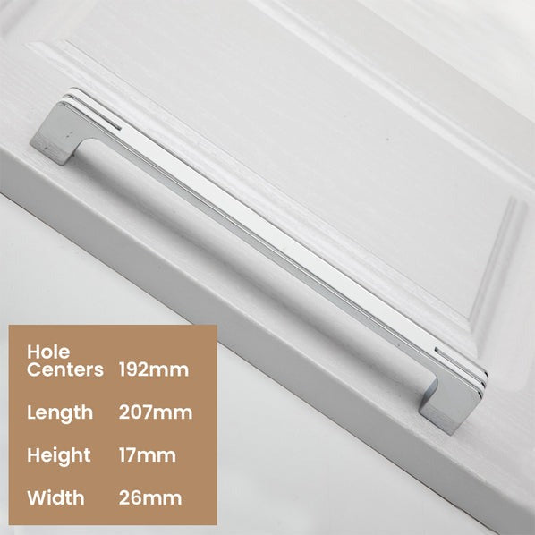 Modern Unique Chrome Kitchen Cabinet Handles