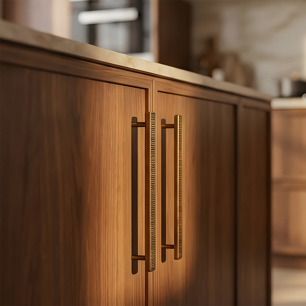 Modern Textured Knurled Cupboard Handles