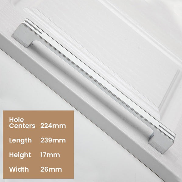 Modern Unique Chrome Kitchen Cabinet Handles