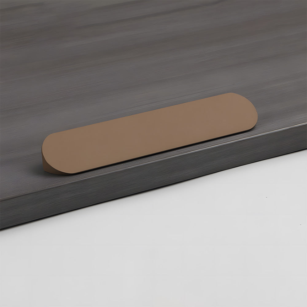 Elegant Round Corner Hidden Drawer Finger Edge Handles