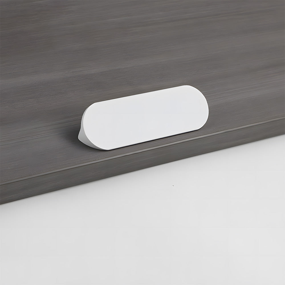 Elegant Round Corner Hidden Drawer Finger Edge Handles