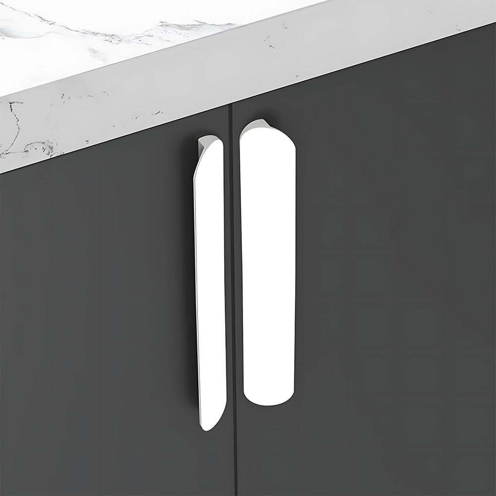 Elegant Round Corner Hidden Drawer Finger Edge Handles