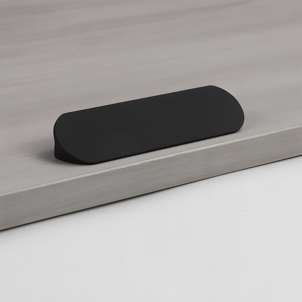 Elegant Round Corner Hidden Drawer Finger Edge Handles