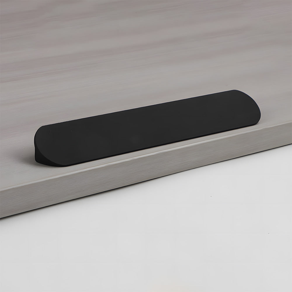 Elegant Round Corner Hidden Drawer Finger Edge Handles