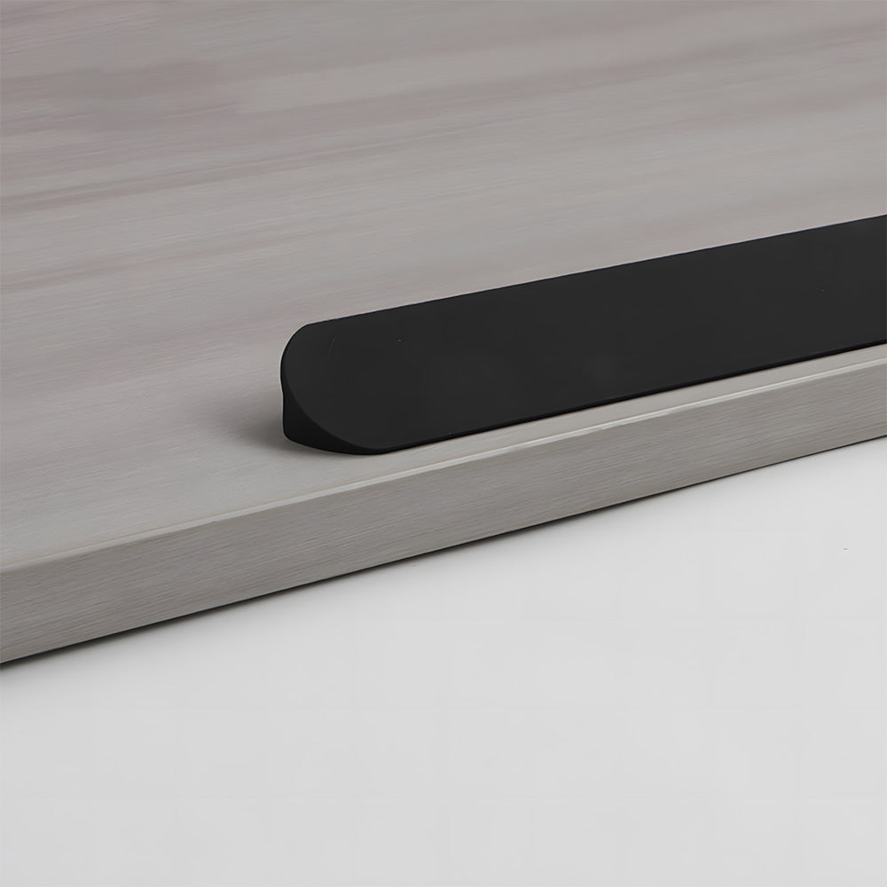 Elegant Round Corner Hidden Drawer Finger Edge Handles