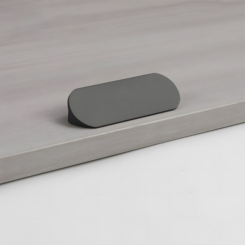 Elegant Round Corner Hidden Drawer Finger Edge Handles